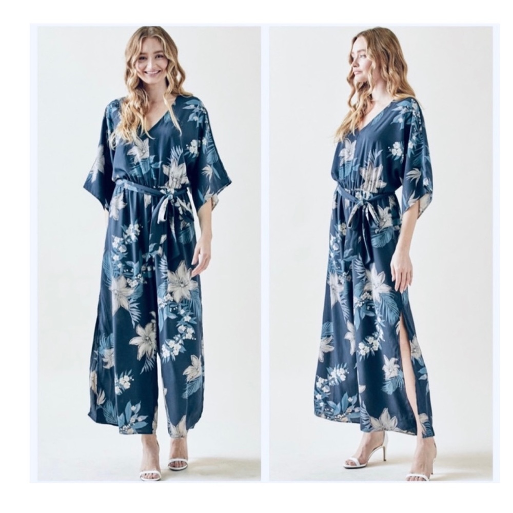Gorgeous Navy Floral Jumpsuit